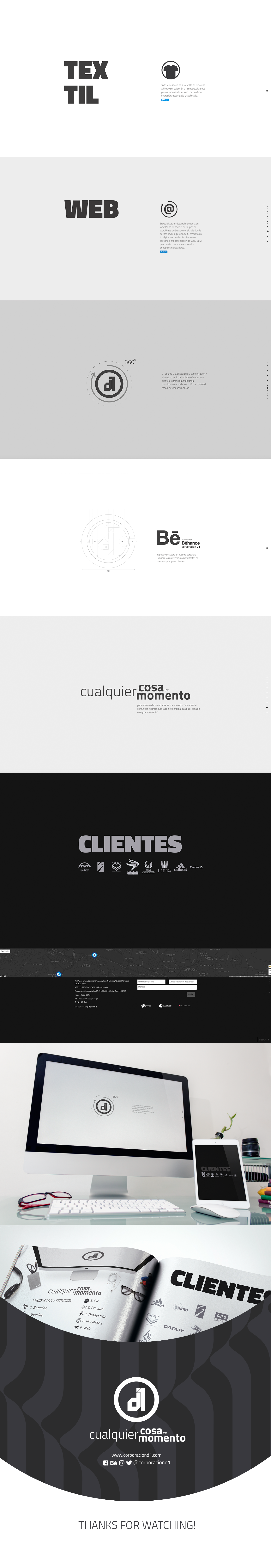branding  Website corporaciond1 logo design venezuela caracas Web Responsive corporate