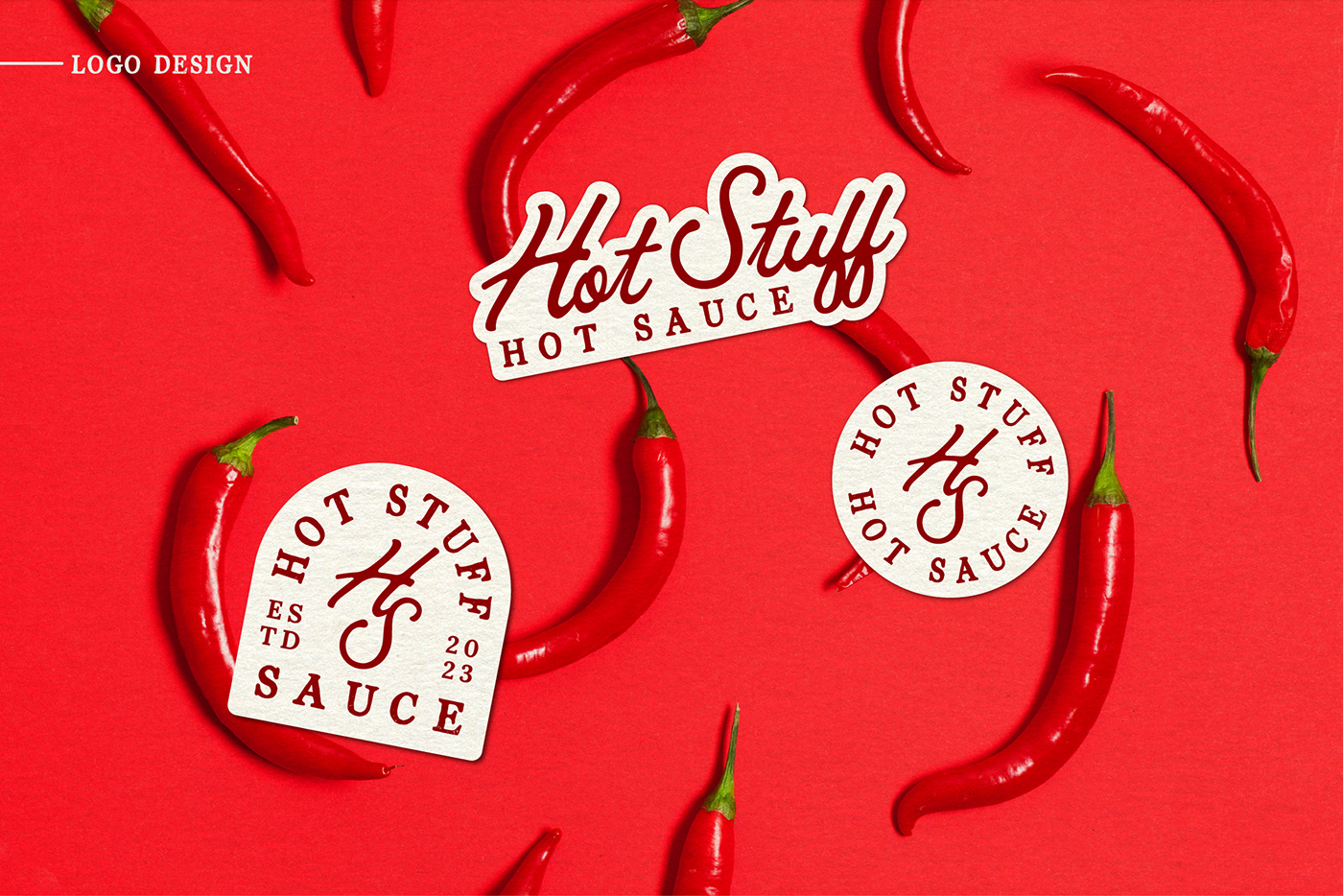 branding  Chilli design Food  hot sauce ketchup Label logo Packaging sauce