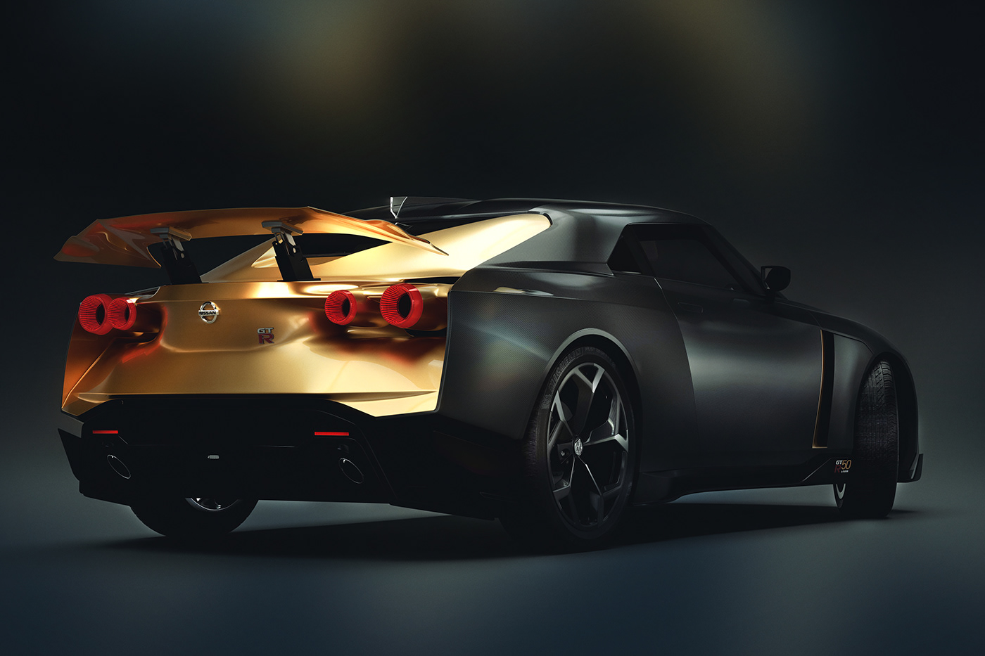 Nissan studio render tail.
