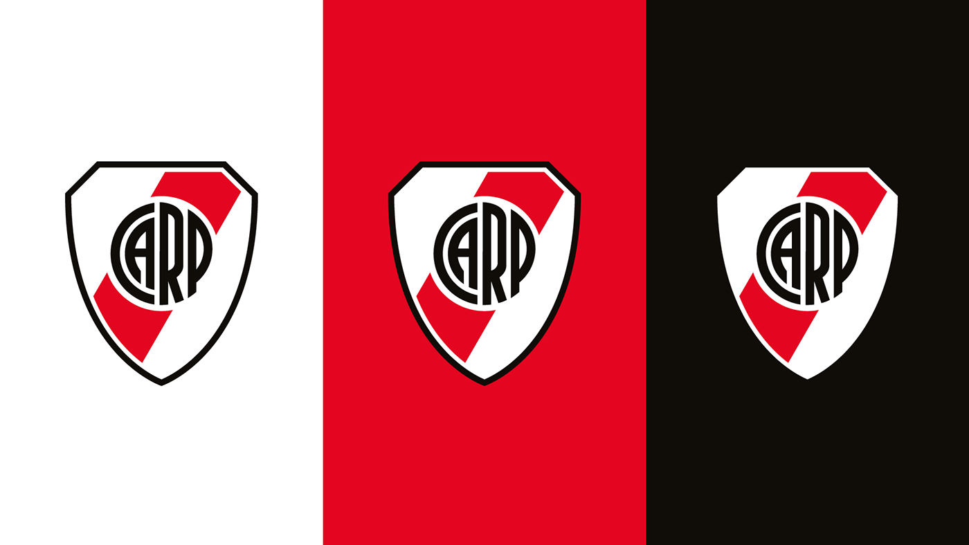 River plate Futbol logo escudo brand Rebrand graphic design  soccer rediseño badge