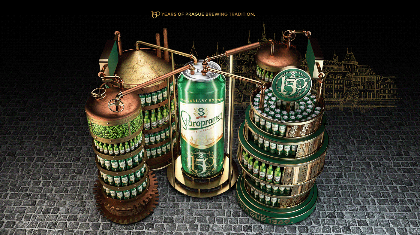 Staropramen design posm POSM design Display Creative Design Stefan bolpacic beer exclusive