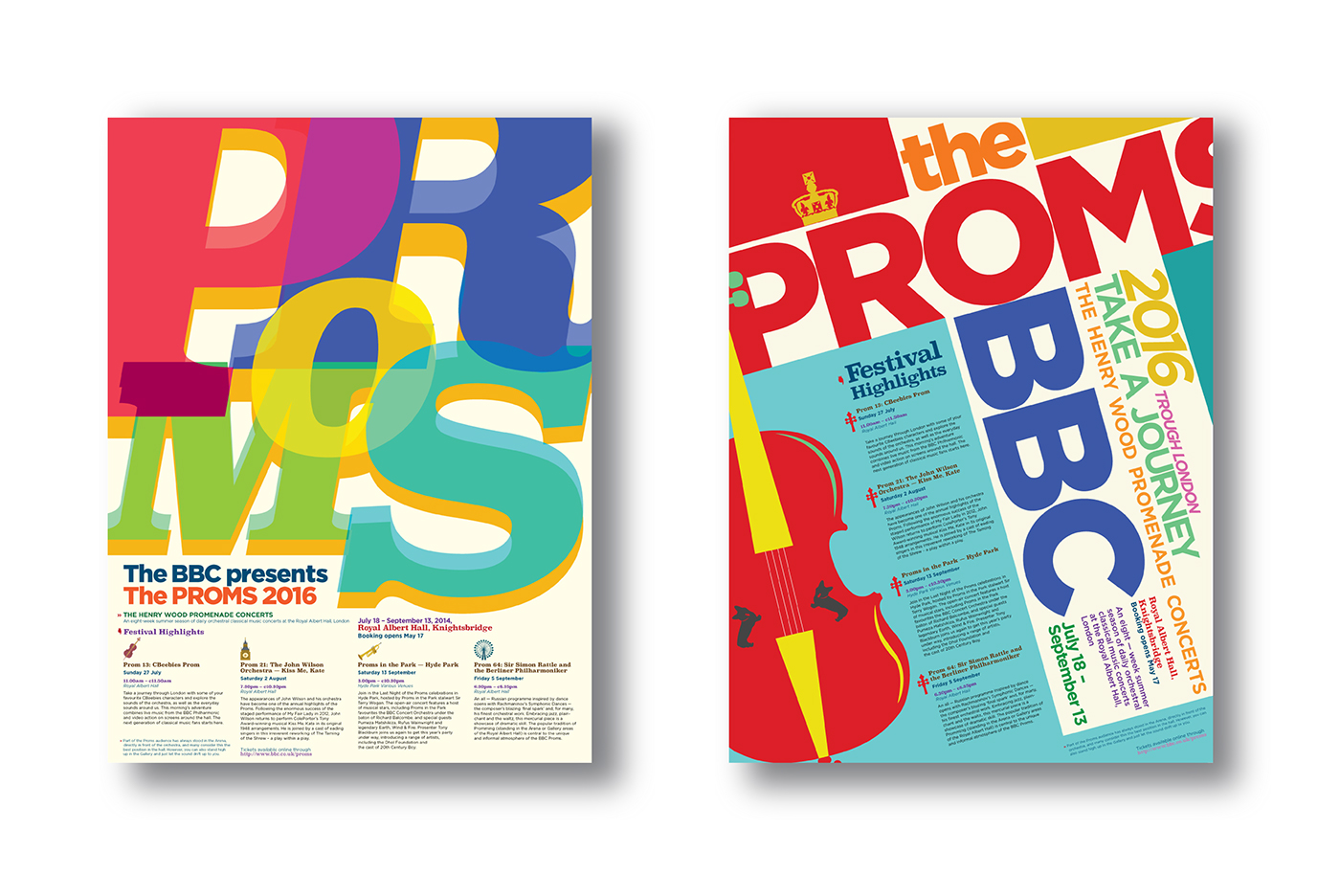 graphic design  Illustrator BBC Prom Music Festival poster festival poster print design  advertisement Poster Design
