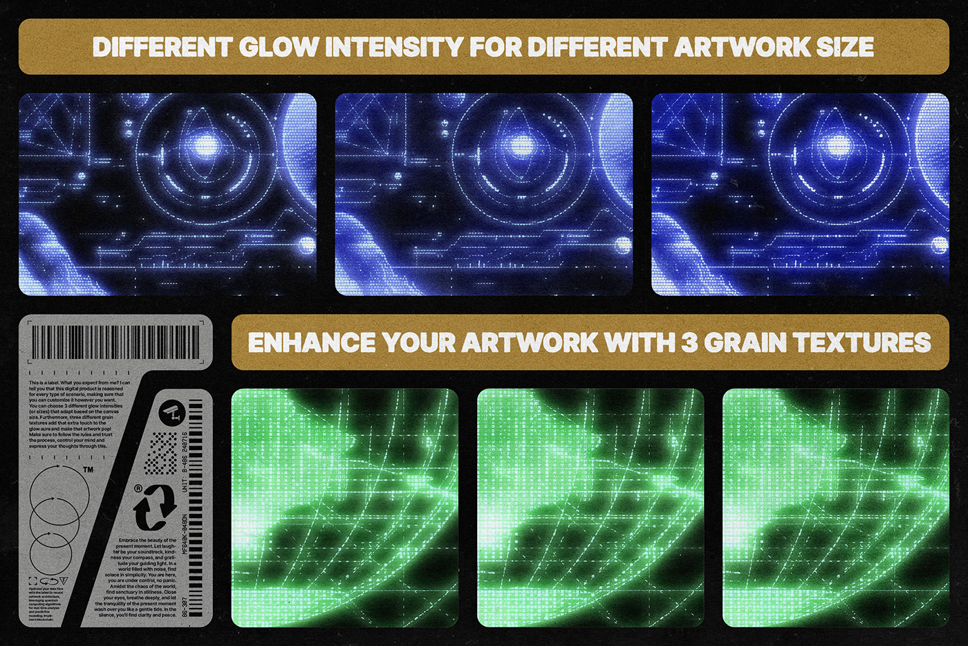 lcd Retro bento Scifi photoshop action textures pattern 80s screen effect