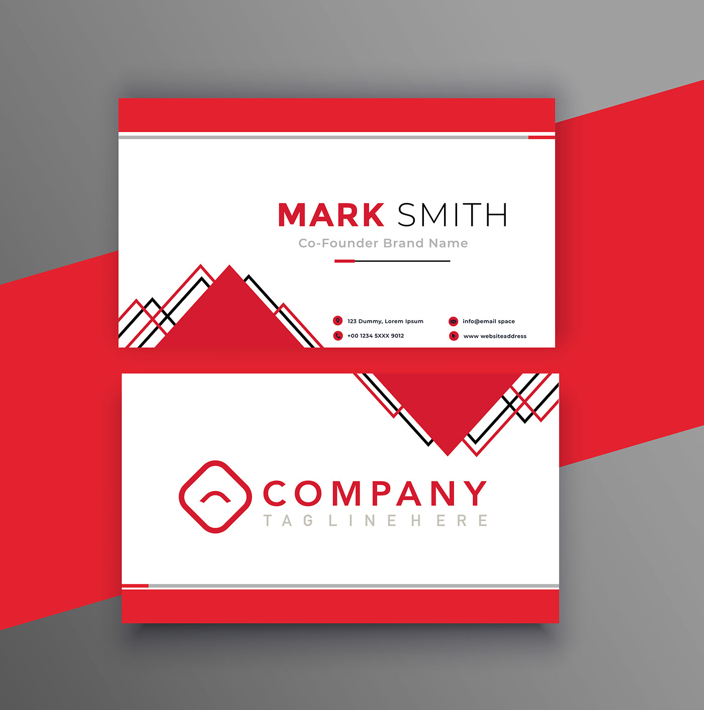 abstract business business card Business card template corporate card visiting card design Visiting card template Web White Work 