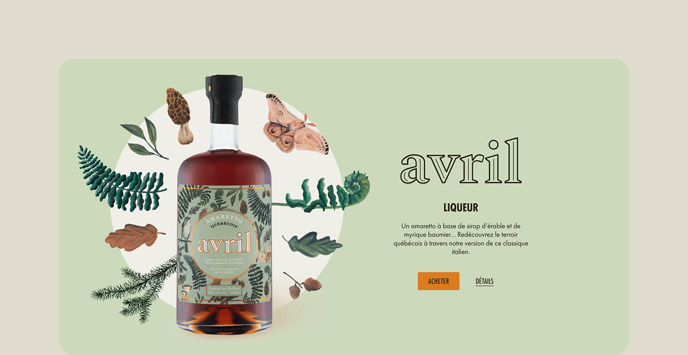 alcohol bar cocktail drinks Website motion Spirits UI ux Web Design 