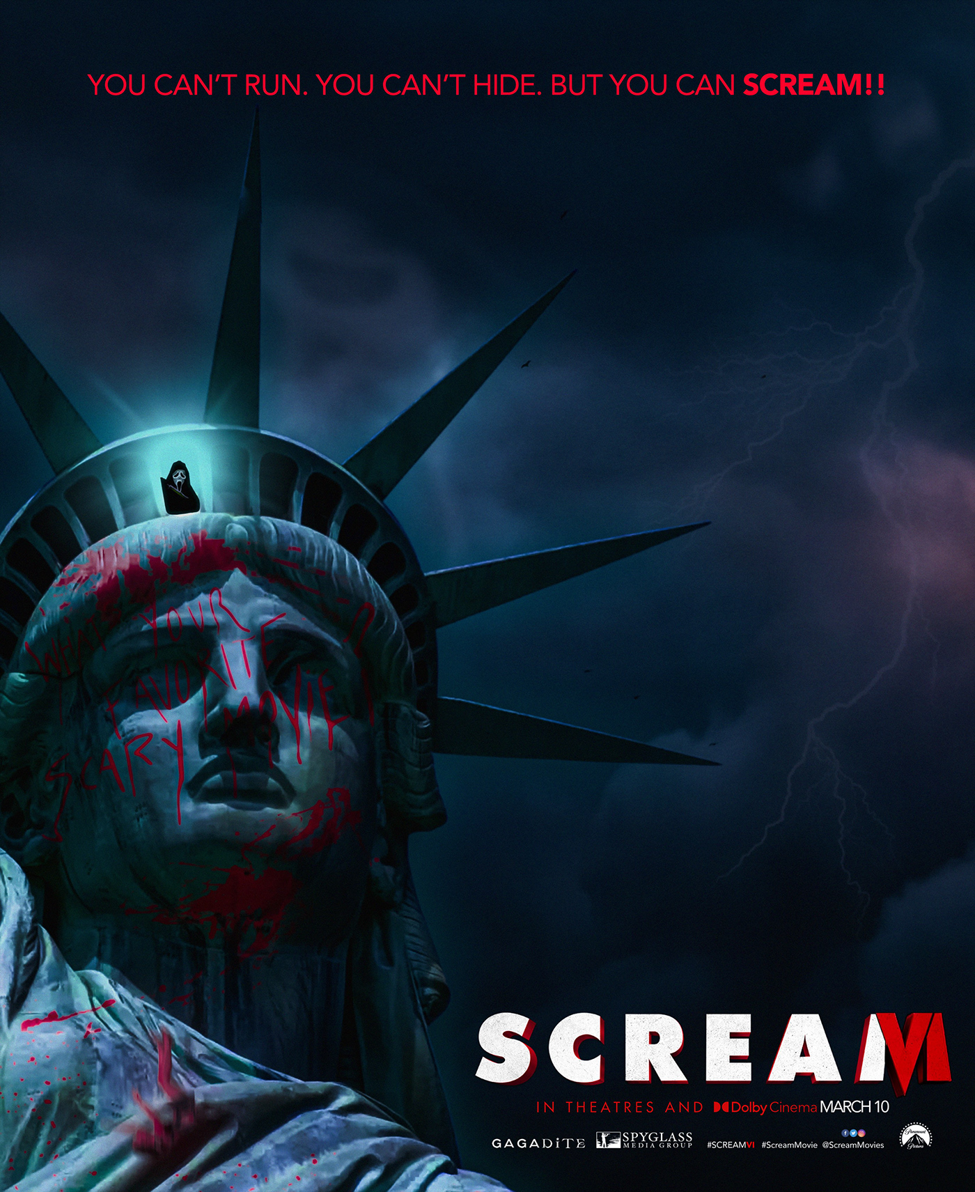 Advertising  brand identity Cinema GHOSTFACE Halloween horror movie poster Poster Design scream wes craven
