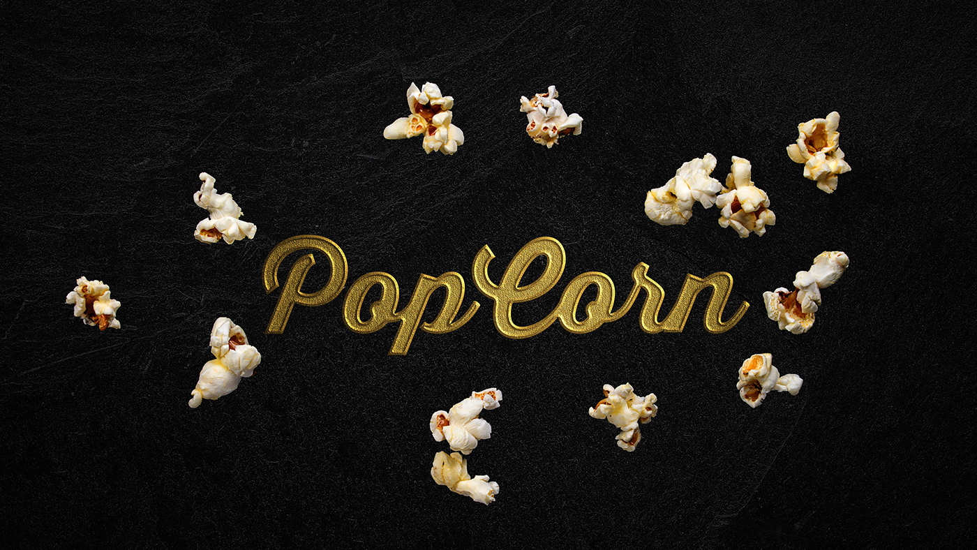 art direction  branding  graphic design  Packaging Pop corn snack