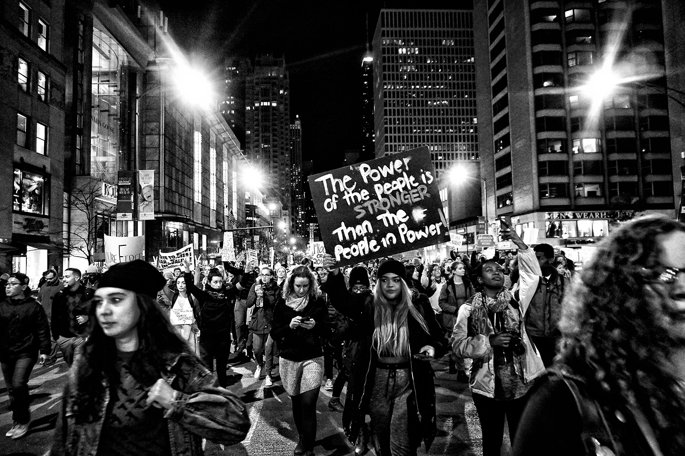 protest black and white Trump chicago revolt revolution movement street photography Urban Election