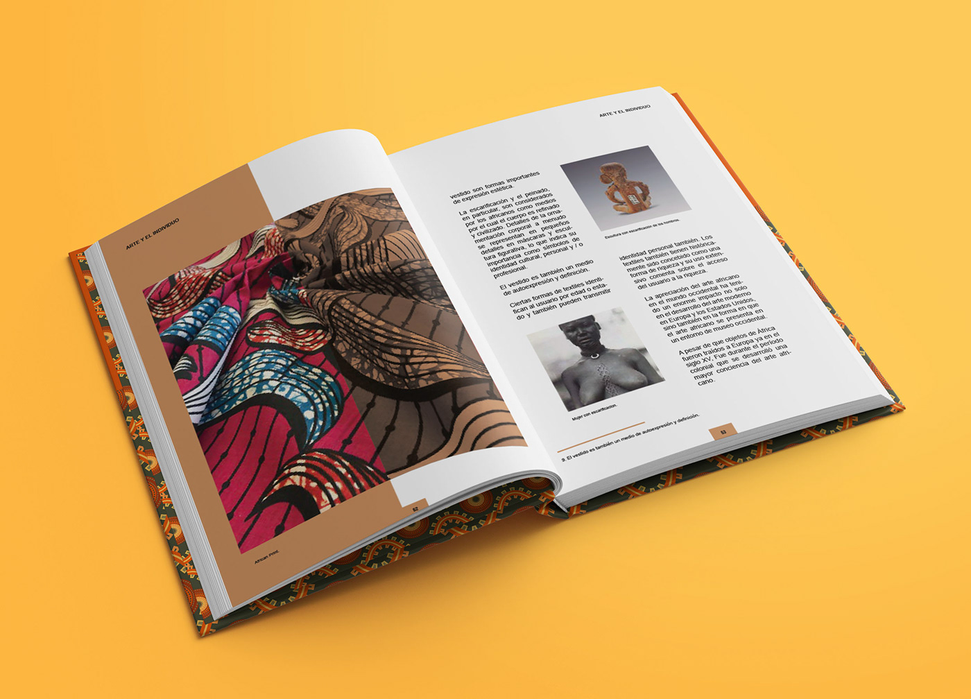 book design pattern print africa african tribes editorial ethic ethnical ILLUSTRATION 