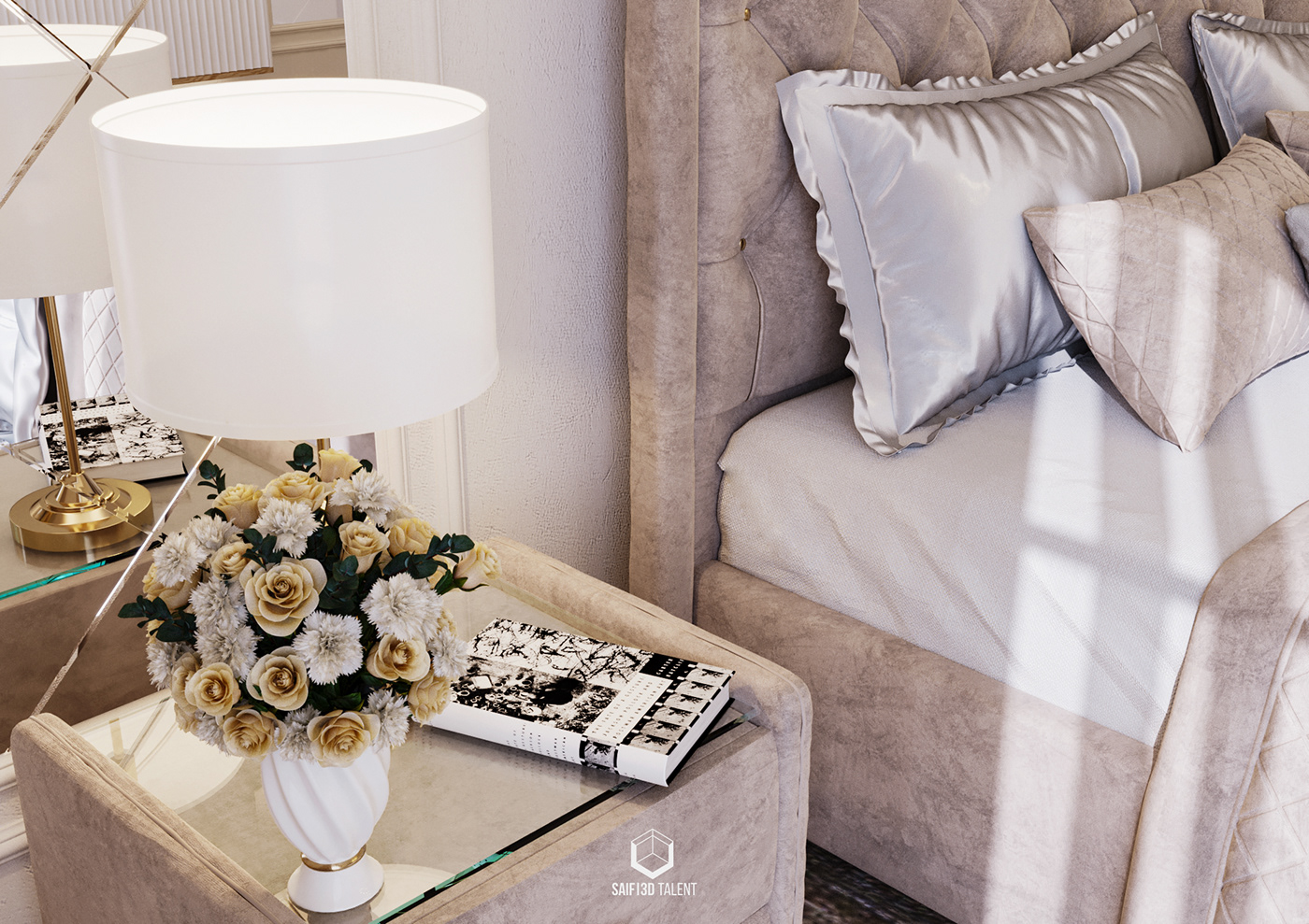 3ds max corona Interior luxury photoshop Qatar room