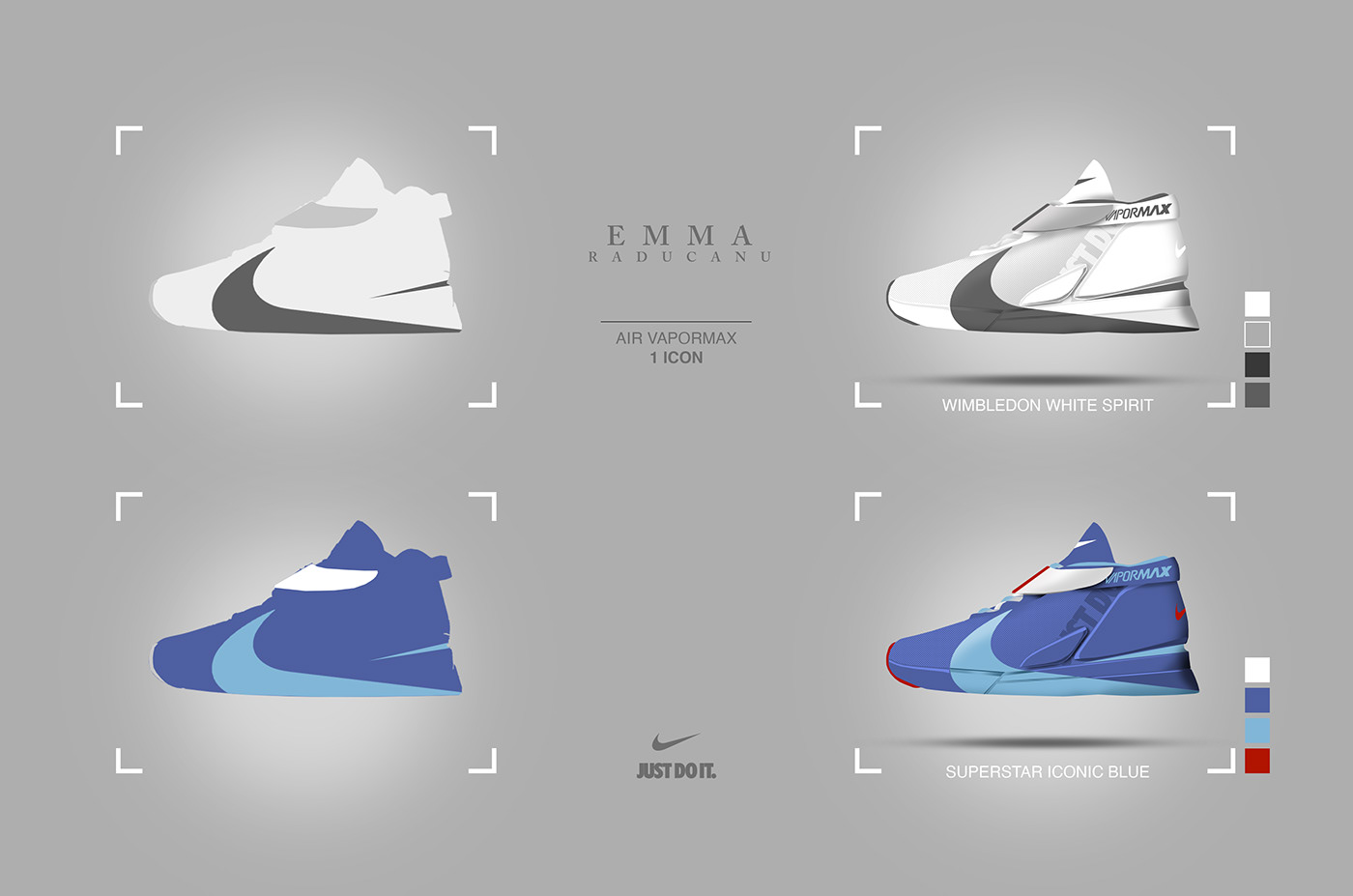 Emma Raducanu enrico bondi enrico bondi design Nike nike design Nike Shoes Nike Tennis shoes design TENNIS SHOES vapormax