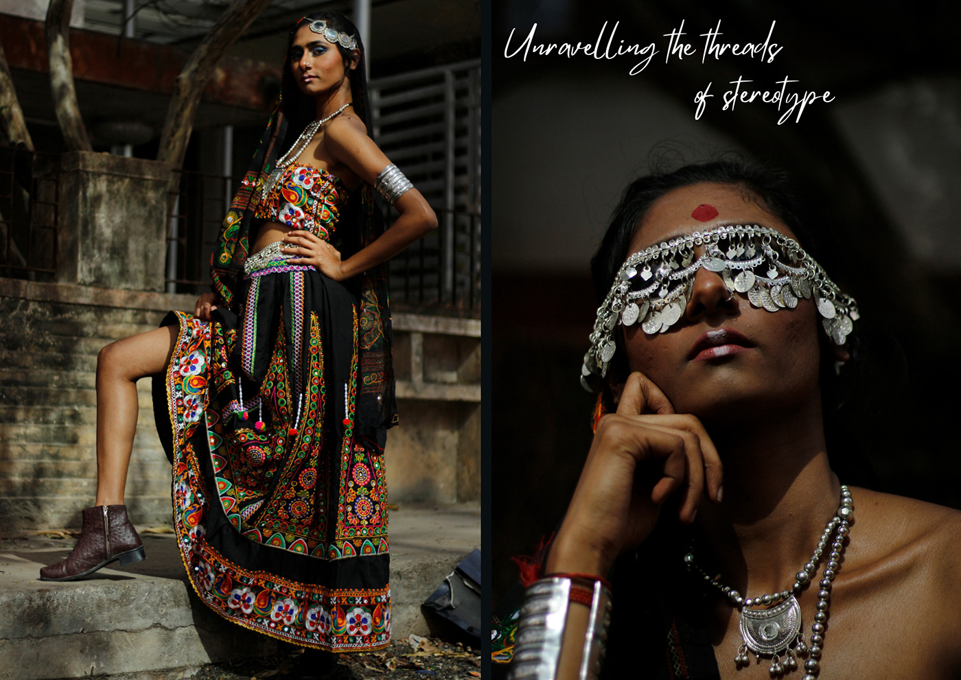 banjaran rajasthani nomads contemporary modern diverse styling  tribal courageous resilient