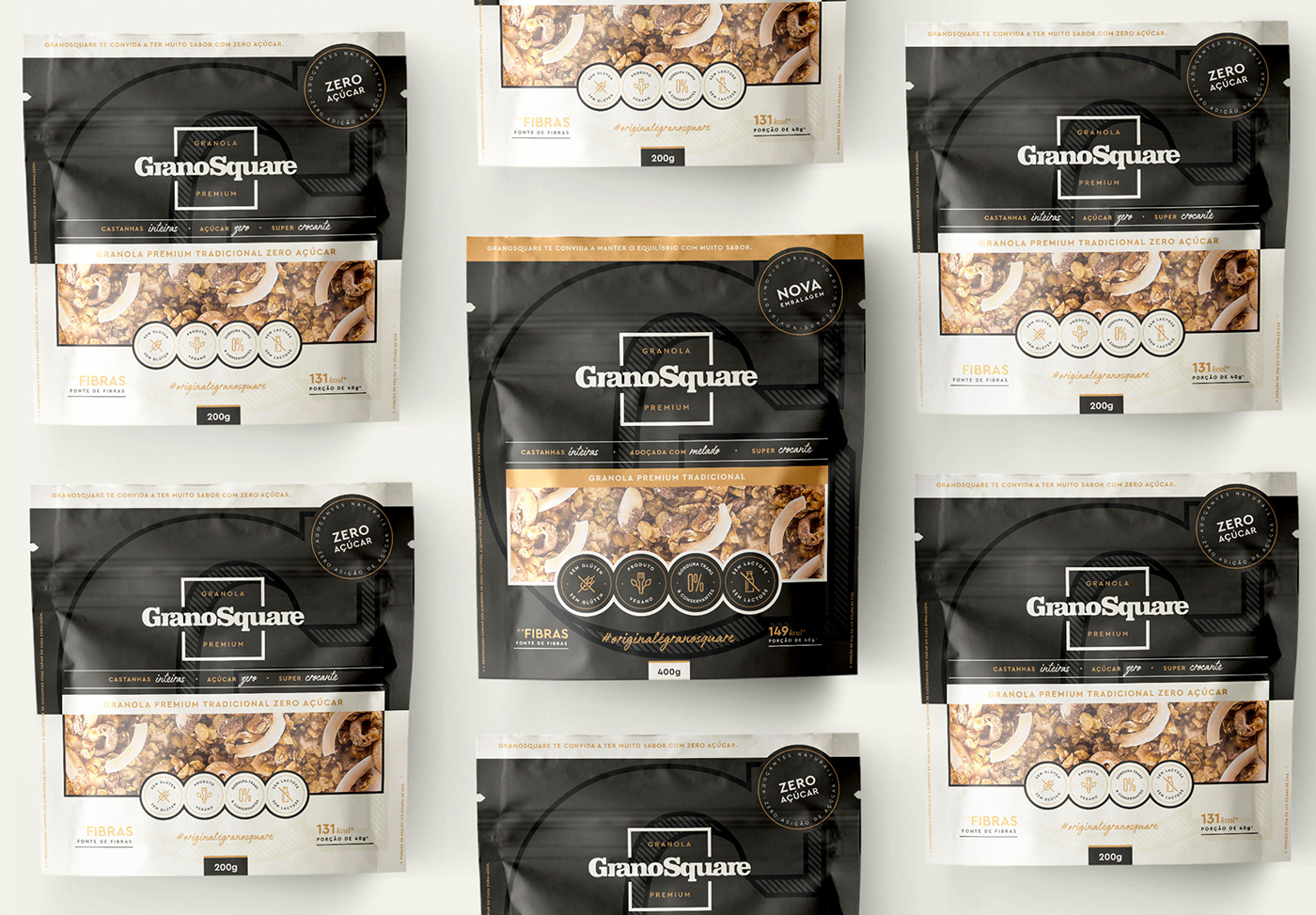 VALKIRIA design branding  Packaging graphic design  logo granola premium package