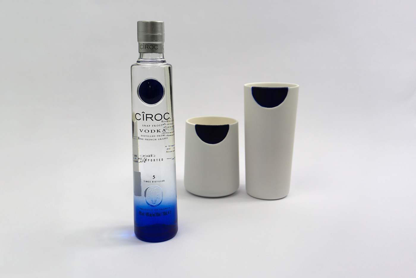 Packaging ciroc Vodka product design  innovation on the go portability branding  industrial design  Renders