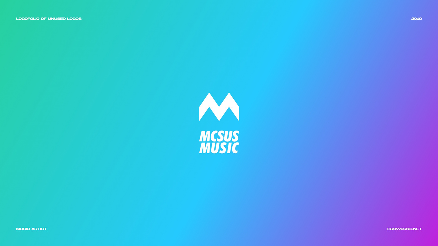 This logo is created for a music artist in urban-modern music genre.