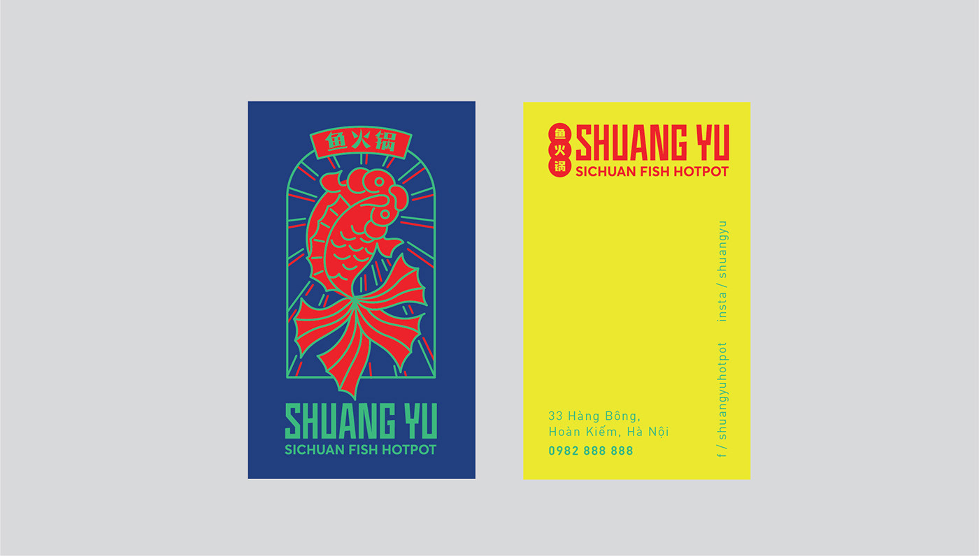 brand identity branding  restaurant Logo Design graphic design  Behance chinese papercutting chinatown