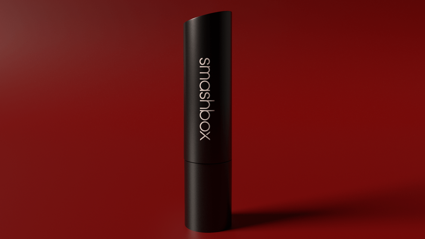 3d art beauty design hard surface Jacob Robinson lipstick make-up product Realism Smashbox