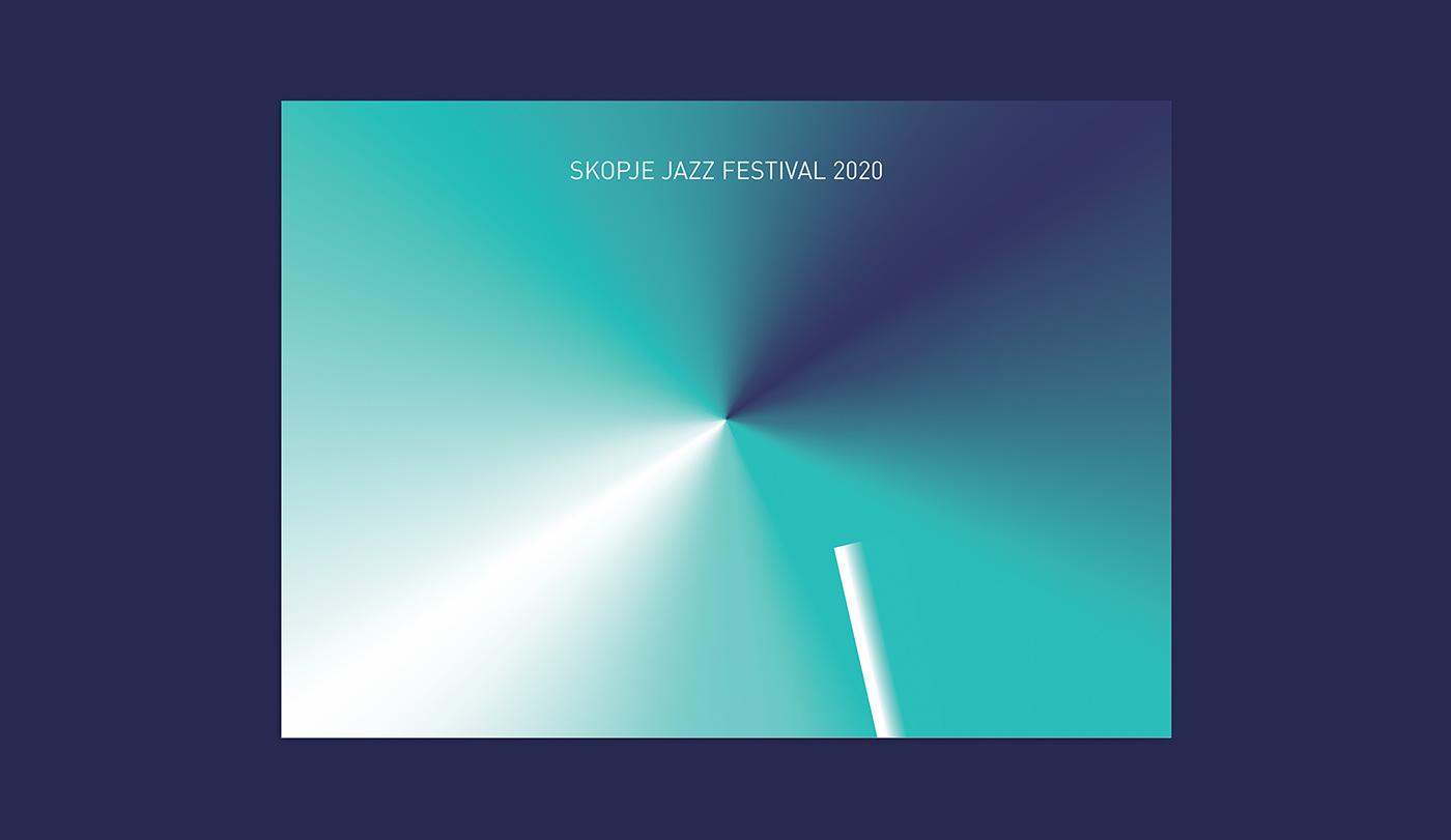 jazz festival minimal poster design Music Festival Poster Design visual identity