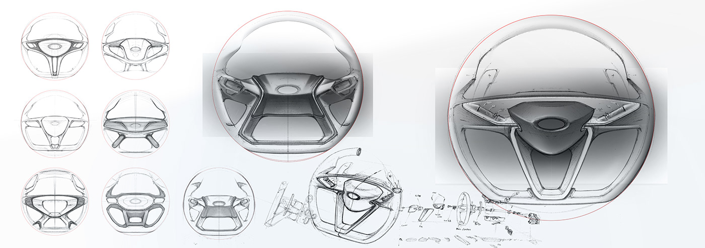 automotive   concept Drawing  handsketch sketch sketchboard Virtual reality vr