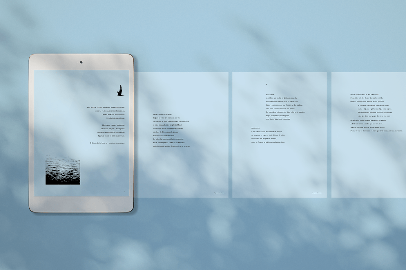 book e-book e-book cover E-Book cover design editorial identity poem typography  