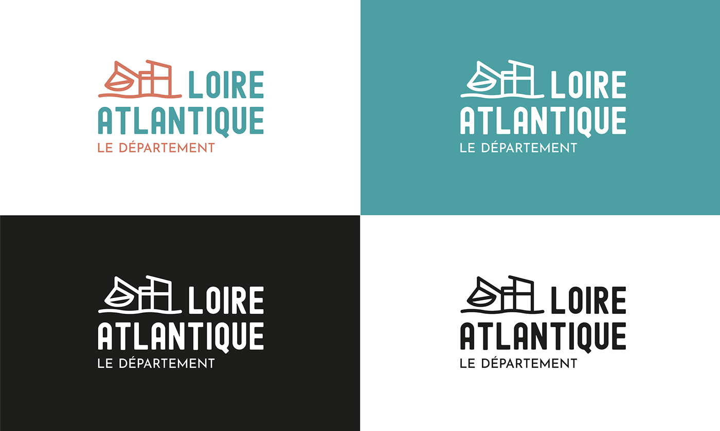 Atlantique logo département Logo Région loire loire atlantique refonte logo
