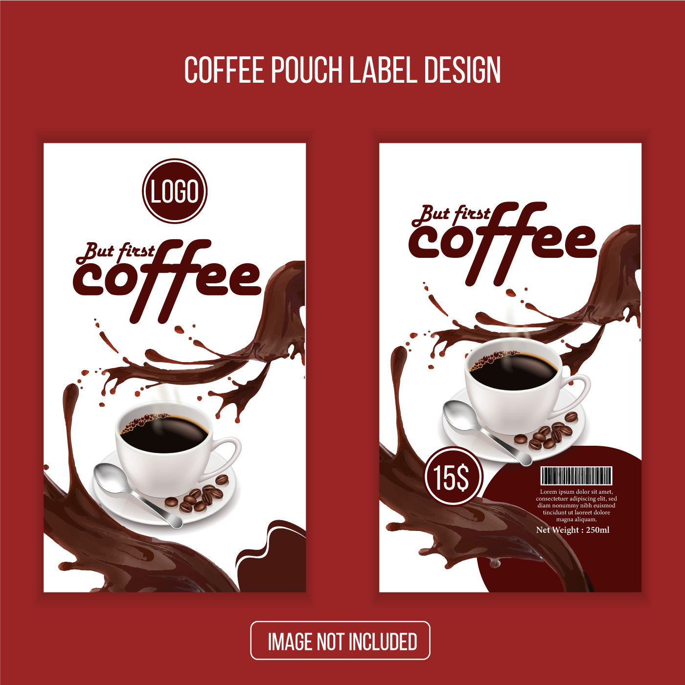 coffee pouch design product packaging label design Packaging brand identity marketing   pouch Pouch Design  product Best Coffee Pouch
