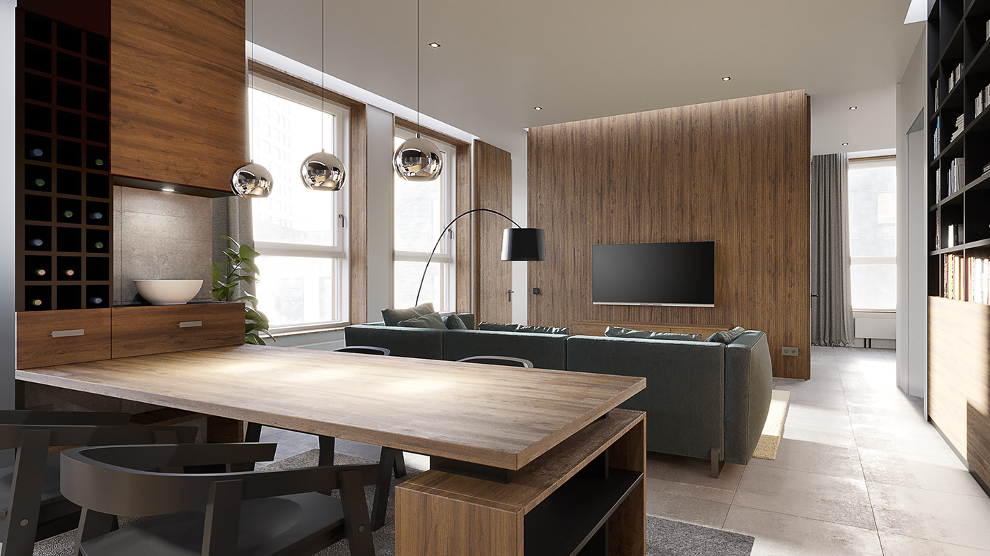 indoor interior design  Render visualization 3D modern 3ds max corona archviz CGI