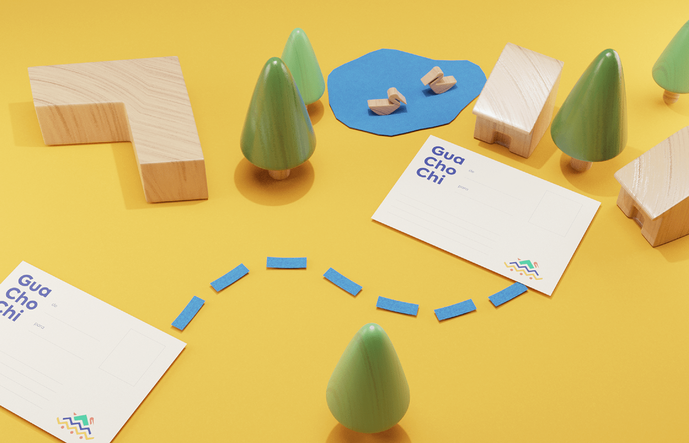 3D branding  citybrand cultural graphicdesign logo mexico origami  Travel