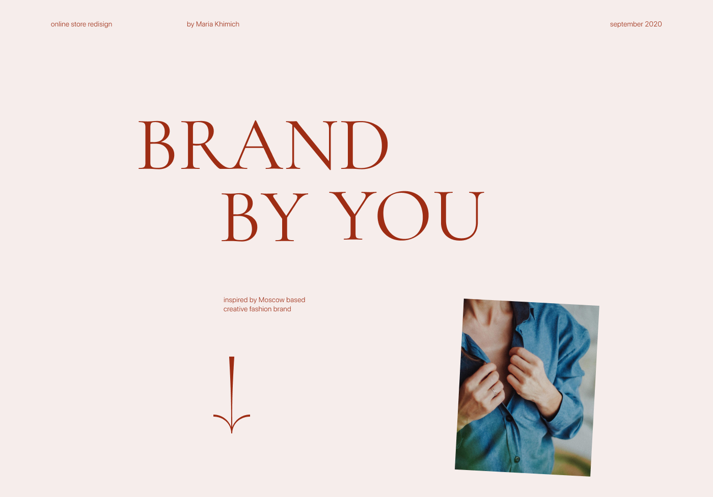 beauty clean e-commerce Fashion  Minimalism redesign shop store UI/UX web-design