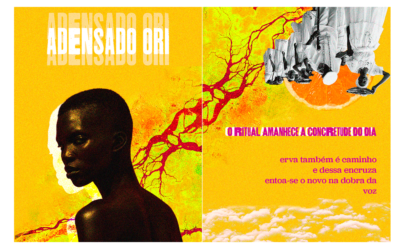 afro black colagem collage design diagramação digital poesia Preta