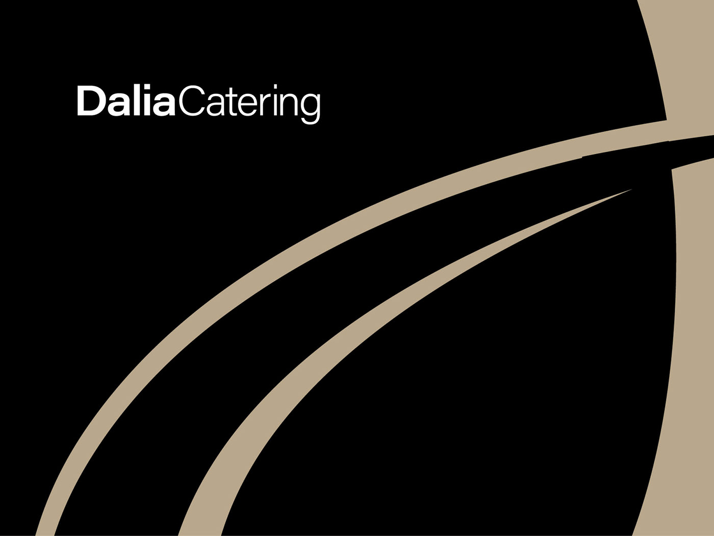 brand catering Dalia dubai Food  highend KSA Kuwait Lux visual identity