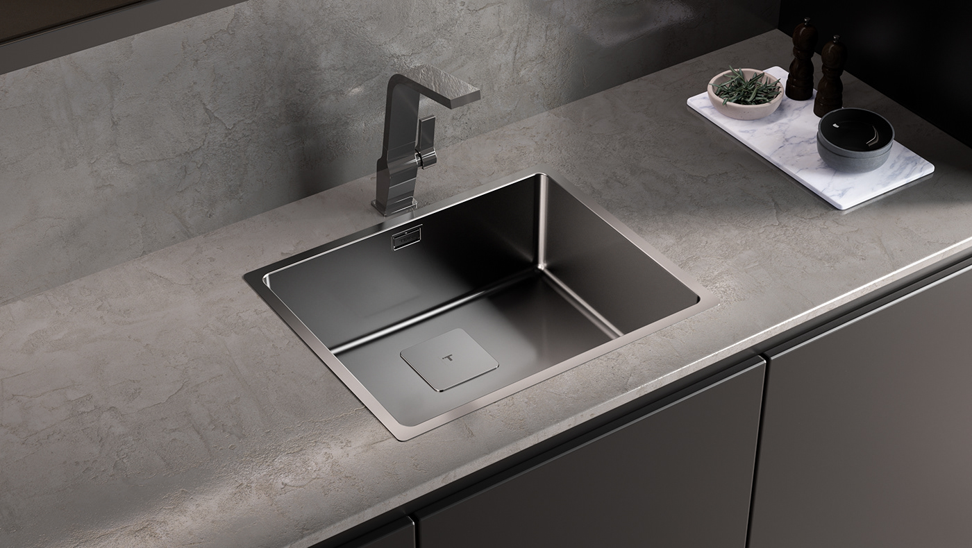 3D appliance design Faucet Hob inspiration kitchen oven rendering Sink