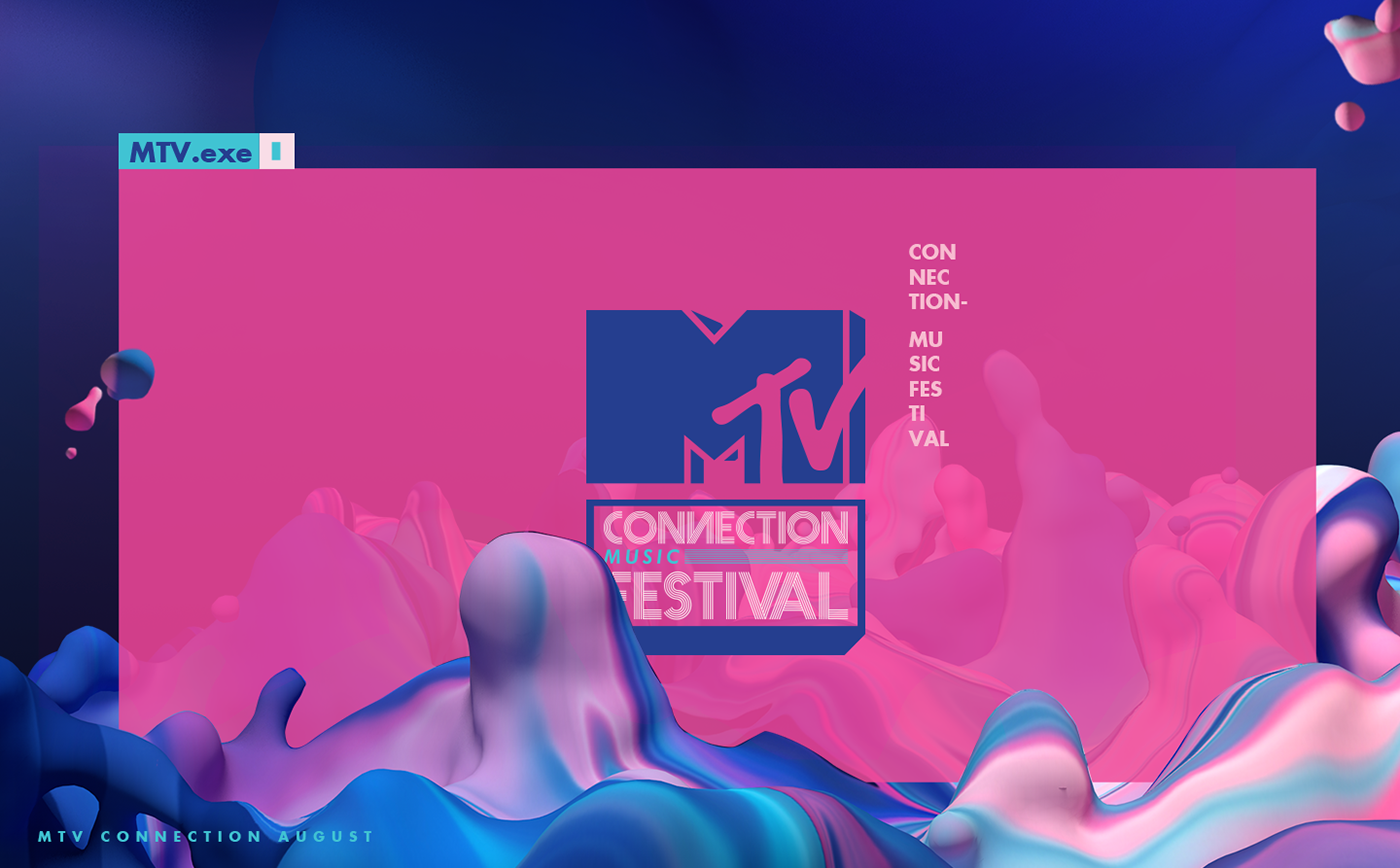 Mtv MTV Asia MTV Vietnam MTV Connection Music Festival music Liquid gradient art realflow