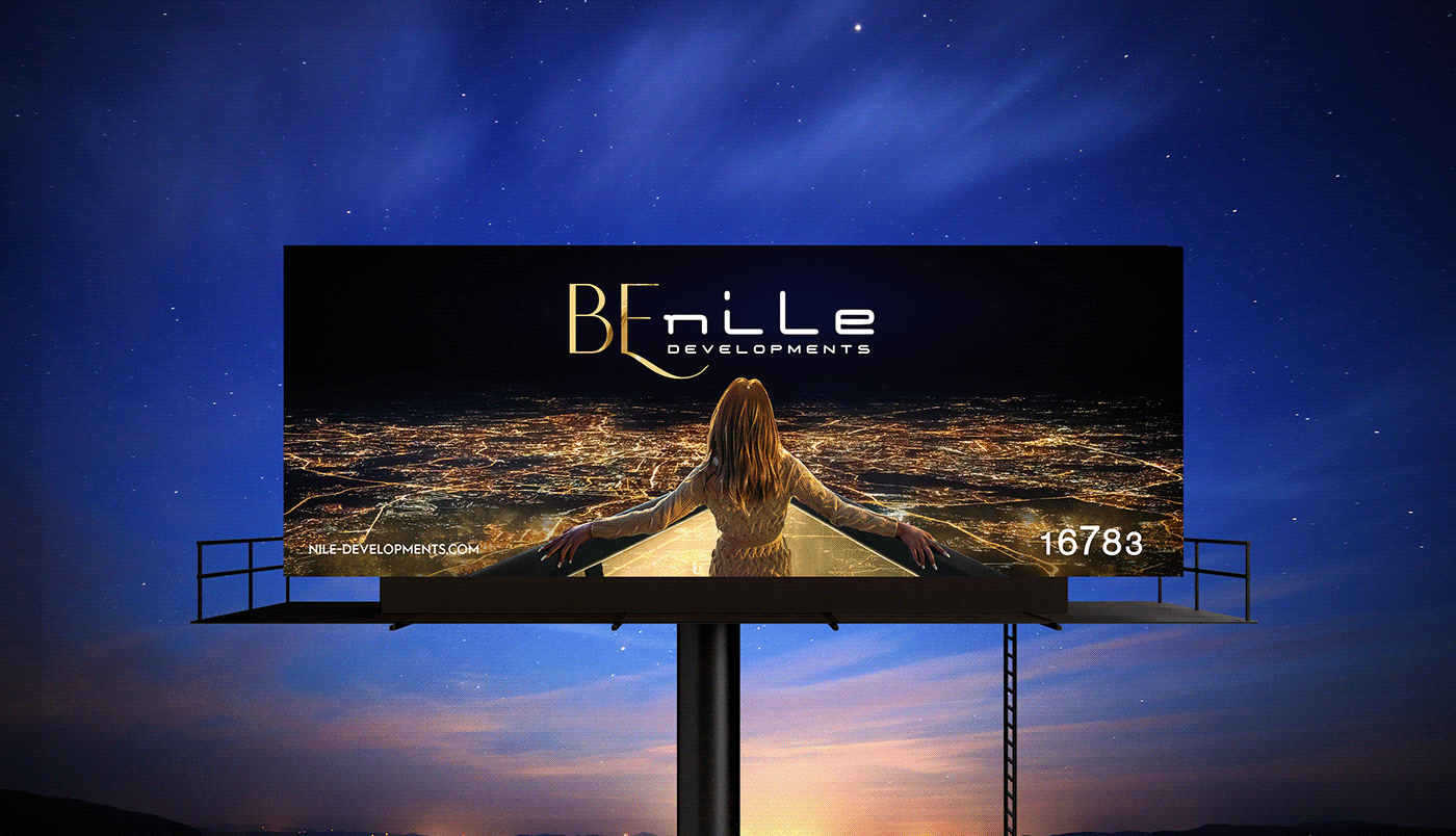 Advertising  billboard city Fashion  gold luxury model Photography  real estate top view