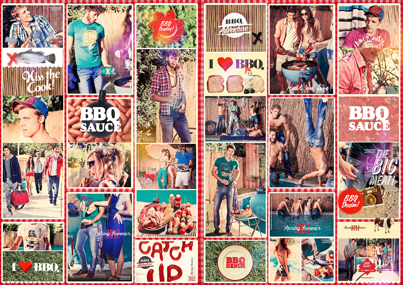 poster energie Miss Sixty DailyStyle print alessandra nicolosi BBQ campaign Denim moodboard