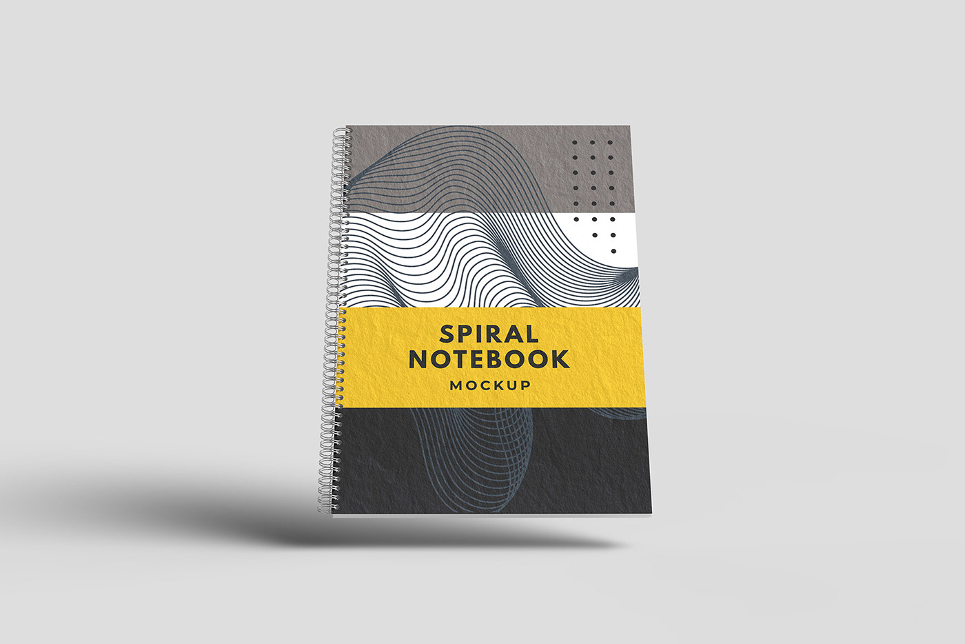 Binder book cover Drawing  Mockup notebook notes pocketbook spiral notebook workbook