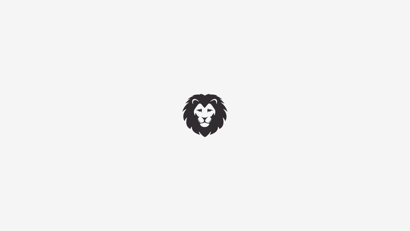 logo logofolio lion geometric horse FOX typography  