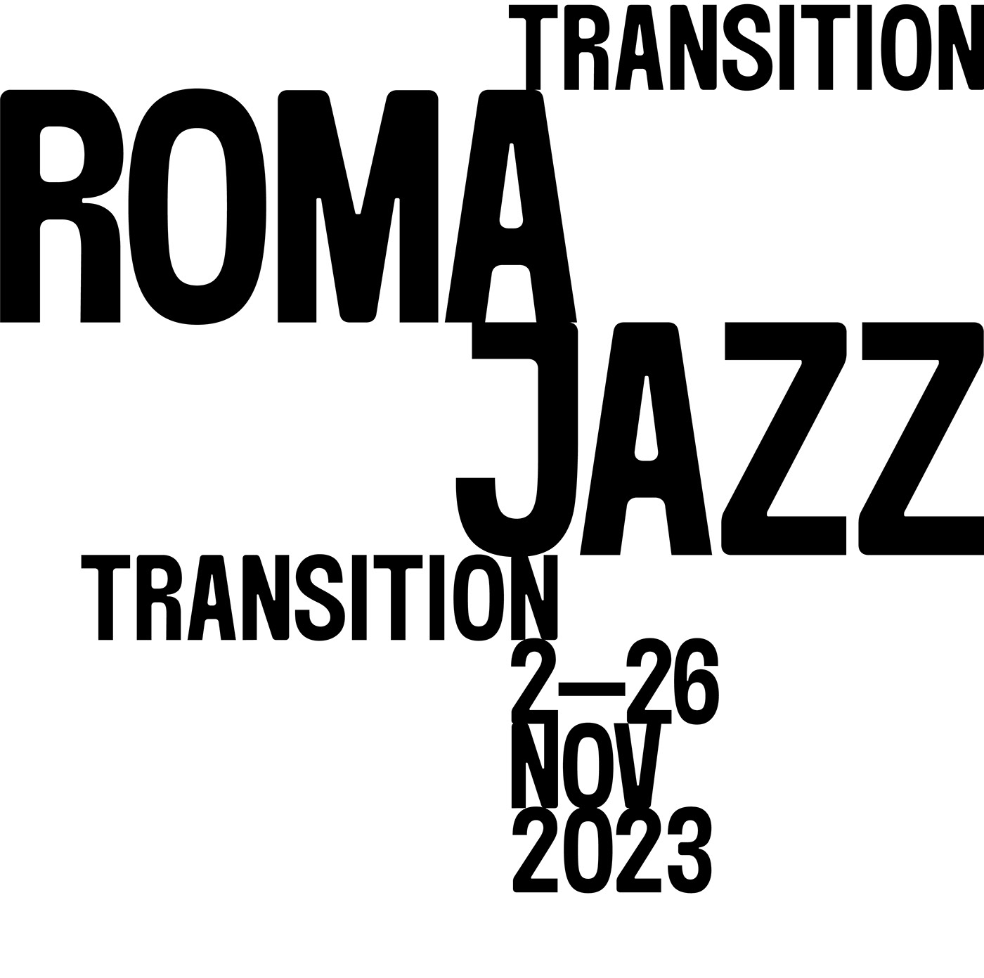 jazz music festival Music Festival visual identity Poster Design typography   experimental poster brand identity