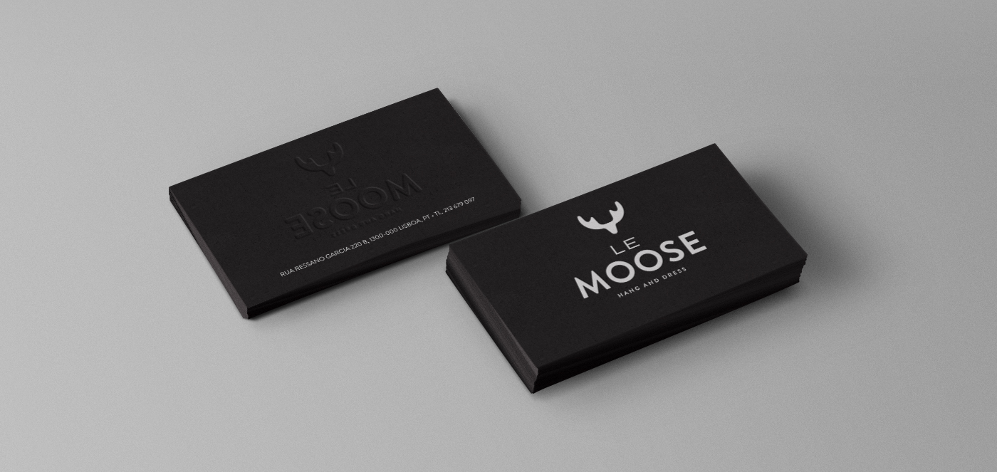 Le Moose moose Logotype store identity