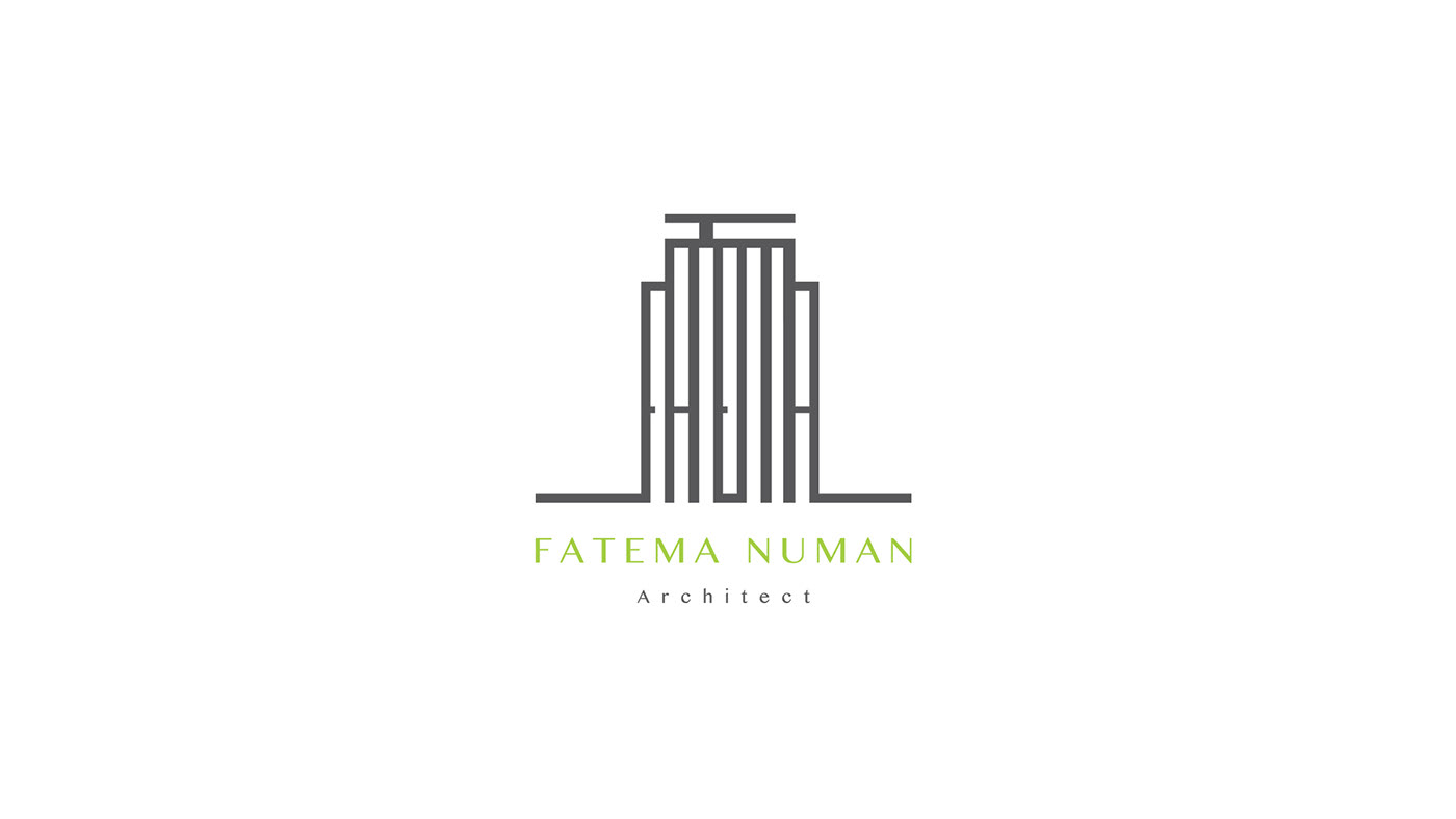 Fatema Numan Fatima Numan jeddah architect architecture Corporate Identity branding  identity inspiretbb logo