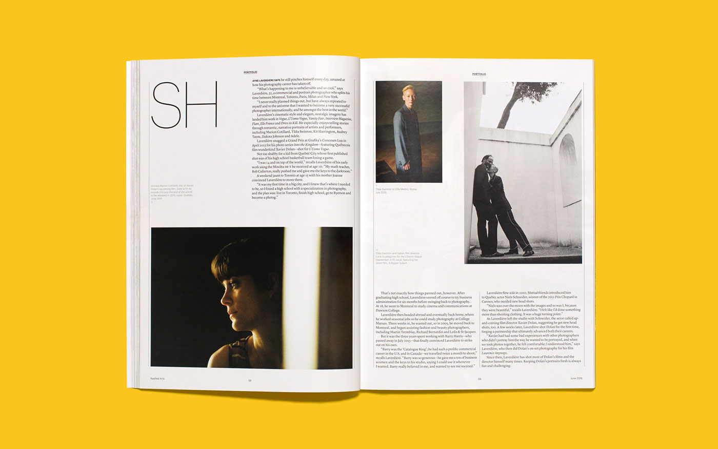 Magazine design editorial design  Magazine Redesign applied arts Visual Communications creative magazine