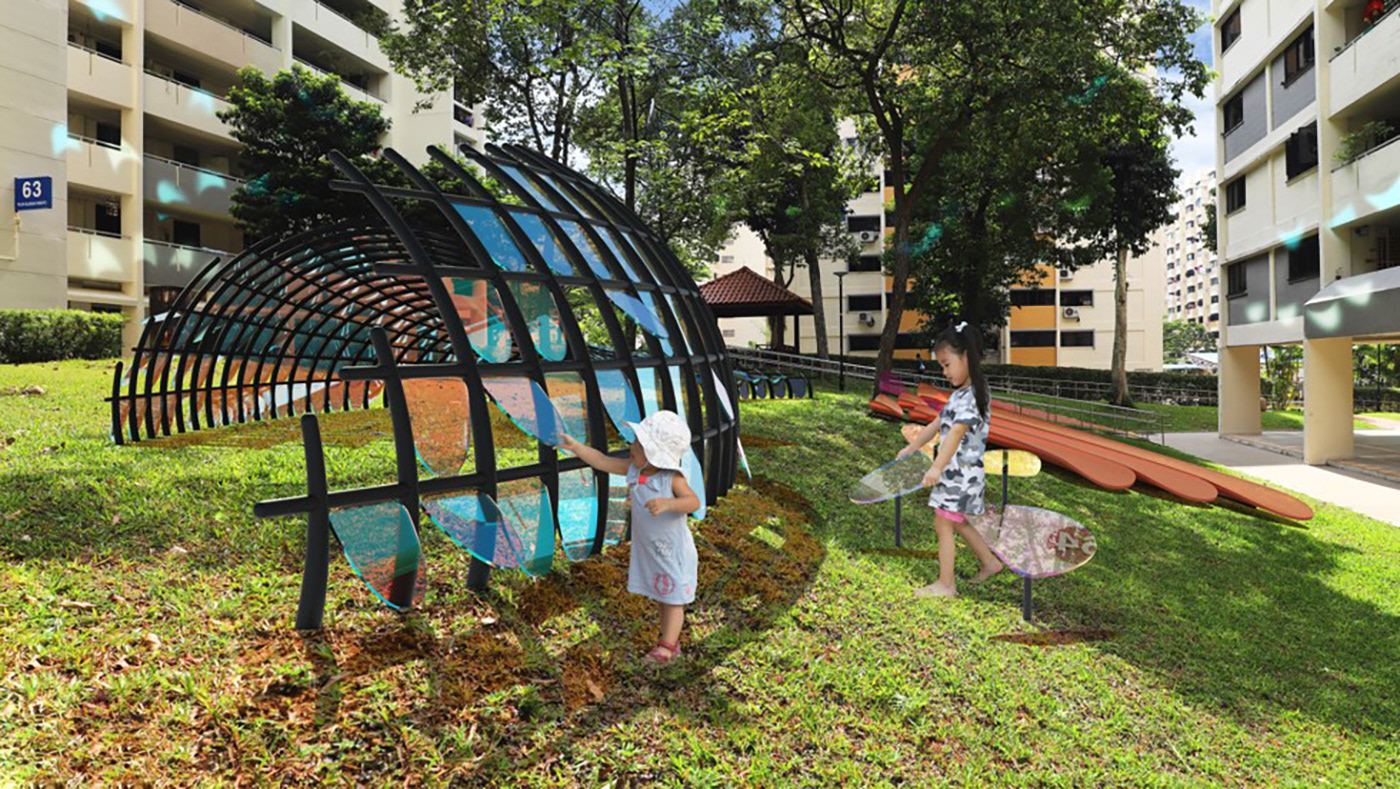 children creature industrial design  light Nature Playground playscape singapore