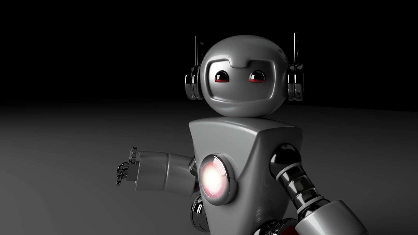 3D 3dmodel desing light Maya modeling red Render robot
