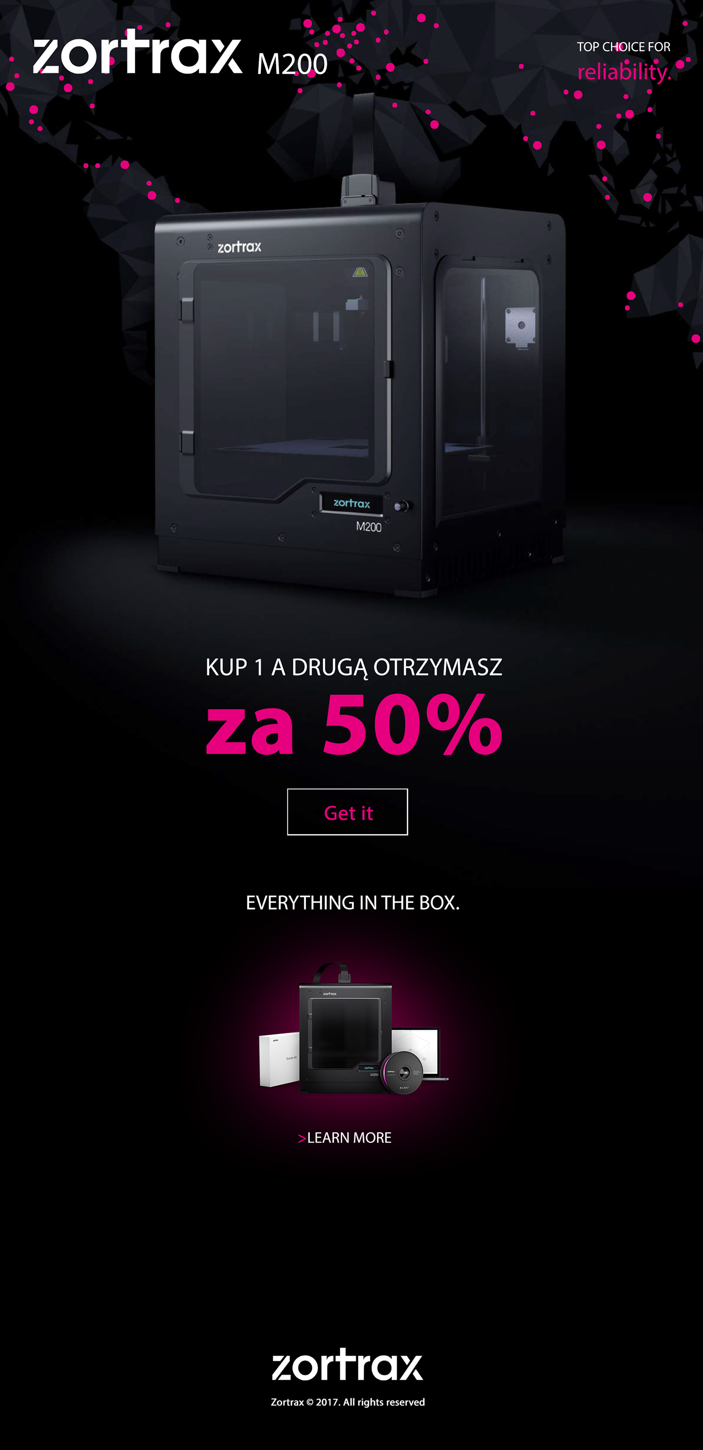 zortrax print design  ads
