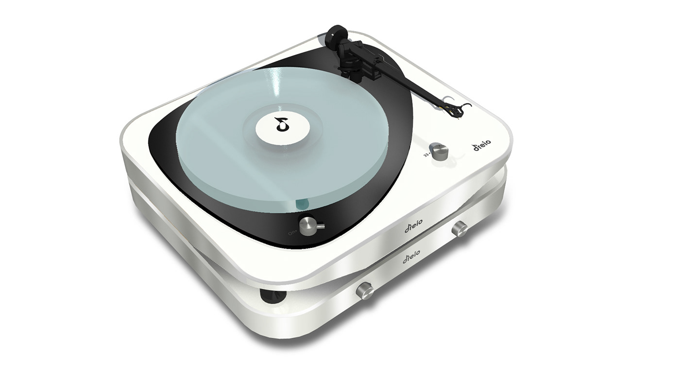 turntable product design  branding  phono audiophile HIFI Amp vinyle