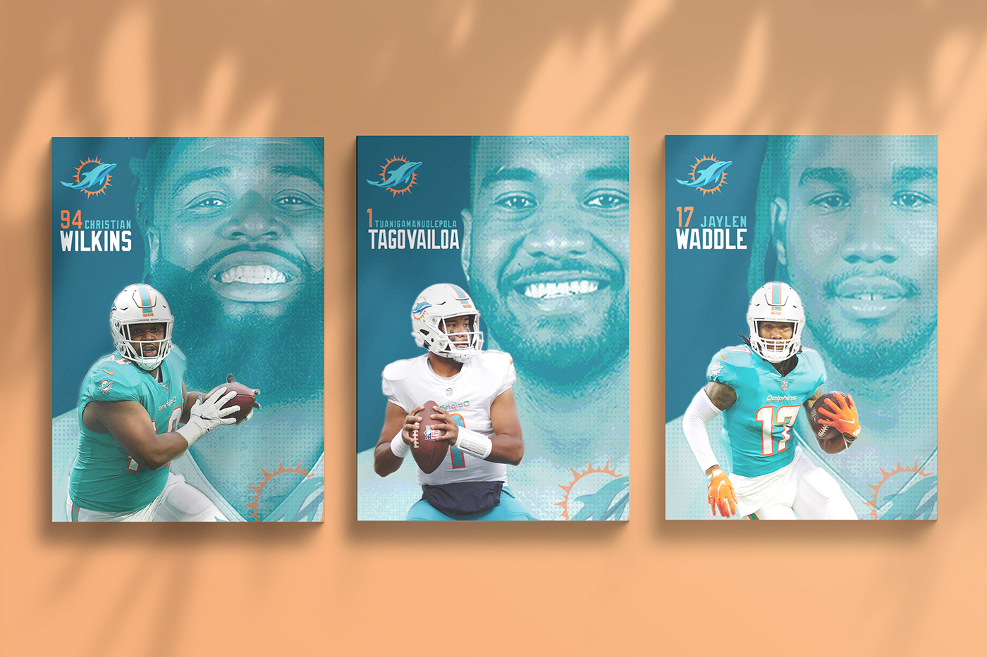 Miami Dolphins Poster Series on Behance