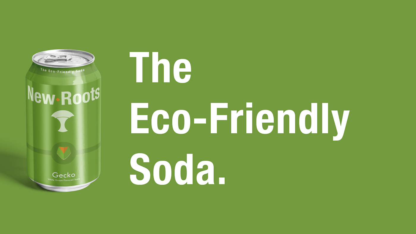soda eco-friendly green red yellow