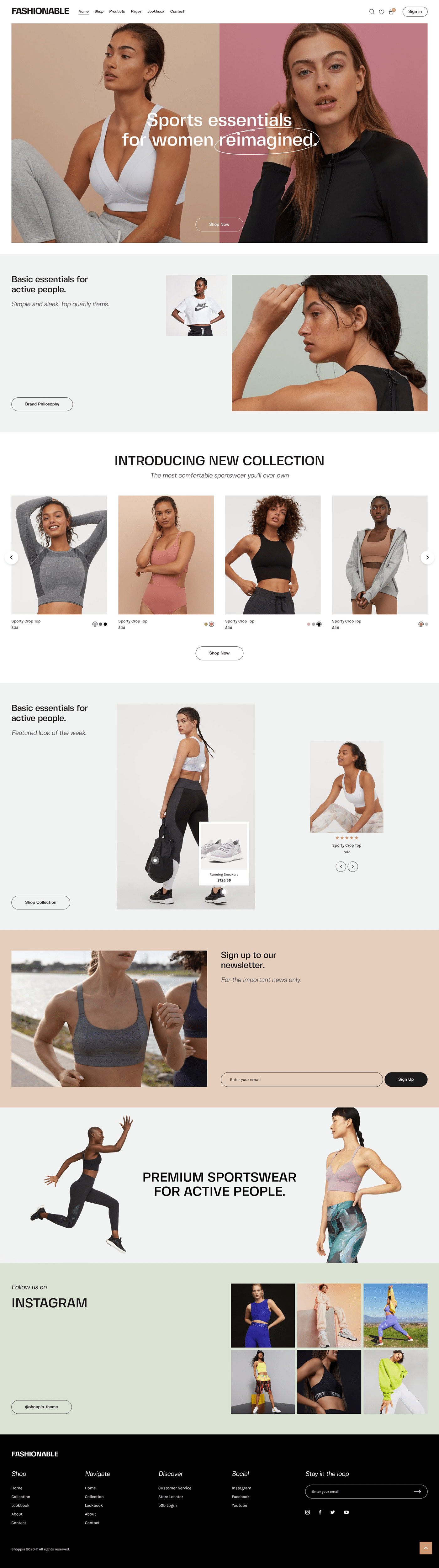 Fashionable - Clothing & Apparel WooCommerce WordPress Theme - Sport Shop | Cmsmasters studio