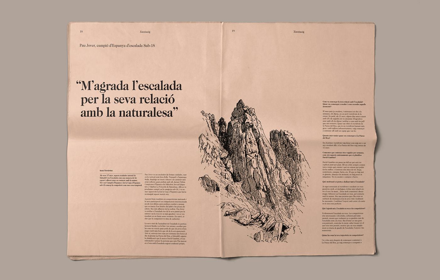 newspaper politic periodico editorial Layout typography   barcelona graphicdesign editorialdesign town
