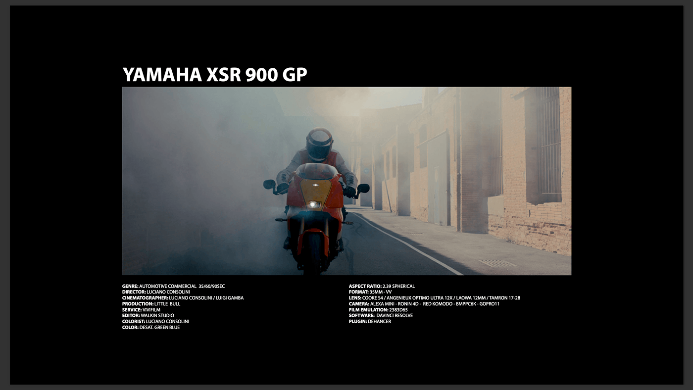 motorcycle yamaha motorbike Advertising  heritage vintage 900GP XSR 900 XSR900GP YAMAHA XSR 900GP